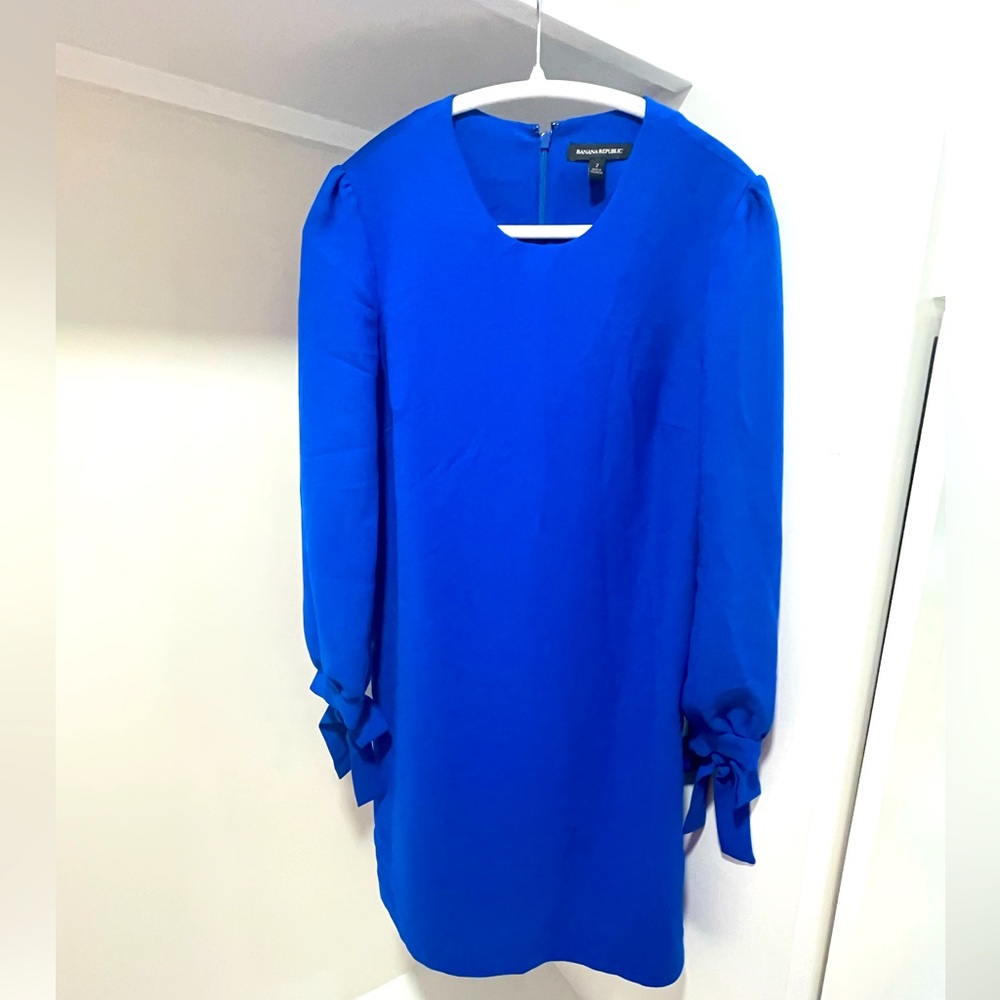 Bright blue dress by Banana Republic, Size 2